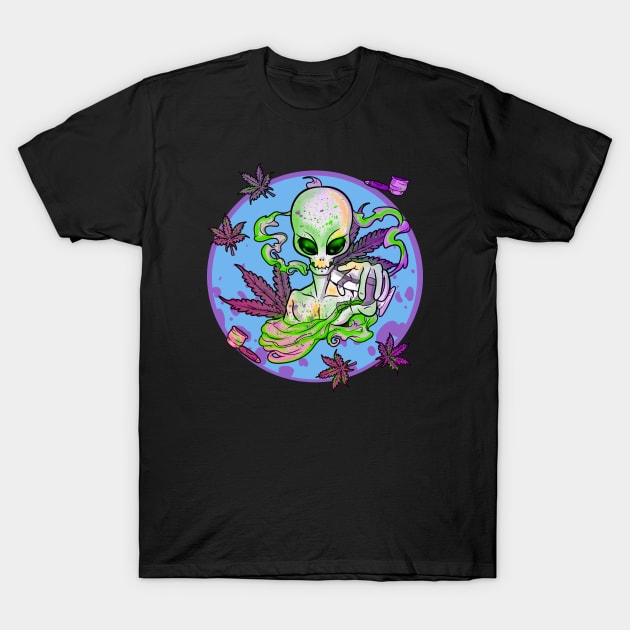 Trippy Alien T-Shirt by Trendy Black Sheep